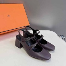 에르메스 HERMES 여성 재키50 펌프스 H091413