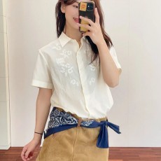 미우미우 MIUMIU 여성 셔츠 반팔 MU0427