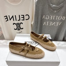 프라다 PRADA 스웨이드 발레리나 PR293