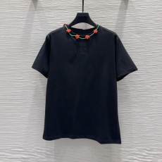 로에베 LOEWE 여성 라운드 반팔 LW0517