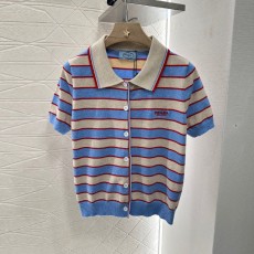 프라다 PRADA 여성 니트 반팔 PD12981