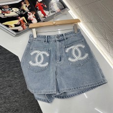 샤넬 CHANEL 여성 데님 팬츠 CL0795