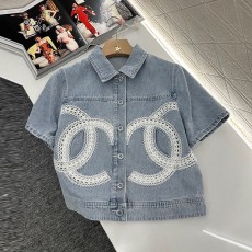 샤넬 CHANEL 여성 데님 자켓 반팔 CL0798