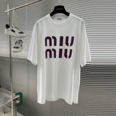 미우미우 MIUMIU 남성 라운드 반팔 MU0435