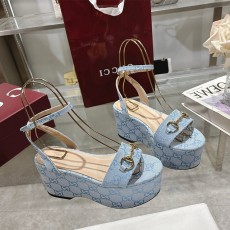 구찌 GUCCI 홀스빗 GG캔버스 샌들 G3559