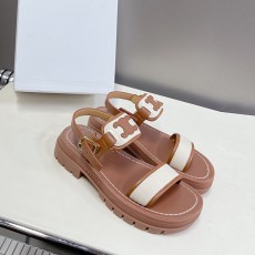 셀린느 CELINE 트리오페 라피아 샌들 CL2312