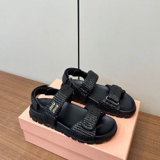 미우미우 MIUMIU 마테라쎄 스포츠 샌들 MU014837