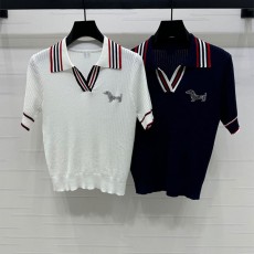 톰브라운 THOMBROWNE 여성 폴로 니트 반팔 T5418