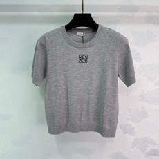 로에베 LOEWE 여성 니트 반팔 LW0542
