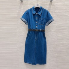 로에베 LOEWE 여성 데님 원피스 LW0544