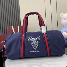 구찌 GUCCI 라지 프린트 캔버스 더플백 816866 GU1387