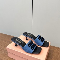 미우미우 MIUMIU 여성 슬리퍼 MU014841